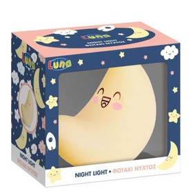 Aranyos holdacska éjszakai lámpa 15cm