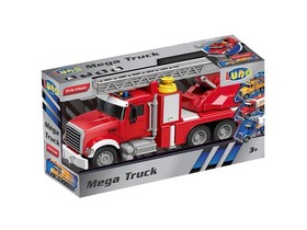 Mega Truck: Tűzoltó kamion fénnyel és hanggal 40x14x21cm