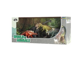 World Of Animals: Dinoszauruszok 4db-os játékszett