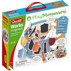 Quercetti: Montessori Mágneses foglalkozások fejlesztőjáték