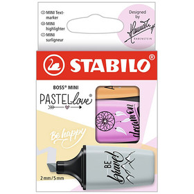 Stabilo: Boss Mini Pastellove szövegkiemelő szett 3db-os