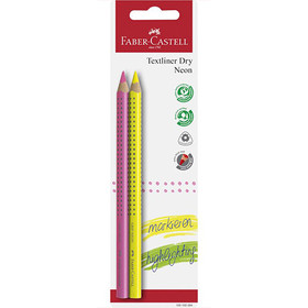 Faber-Castell: Grip Jumbo Neon szövegkiemelő ceruza 2db-os szett