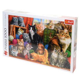 Macska találkozó 1000db-os puzzle - Trefl