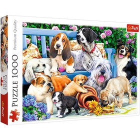 Kutyák a parkban 1000db-os puzzle - Trefl