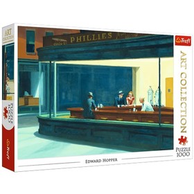 Art Collection: Edward-Hopper - Nighthawks 1000 db-os puzzle - Trefl