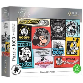 Disney Retro poszterek 1000db-os puzzle - Trefl