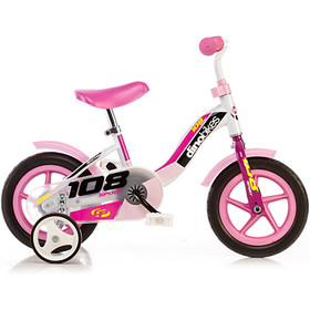 Rózsaszín gyerek bicikli 10-es méretben - Dino bikes kerékpár