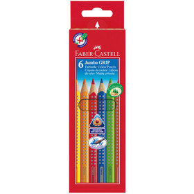 Jumbo színes ceruza 6db-os szett - Faber-Castell