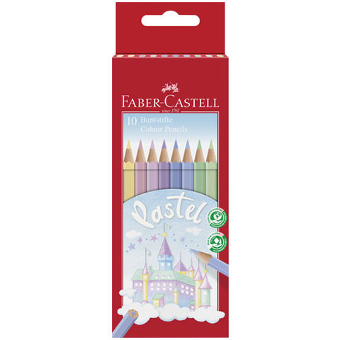 Faber-Castell: Pasztell színes ceruza 10db-os szett