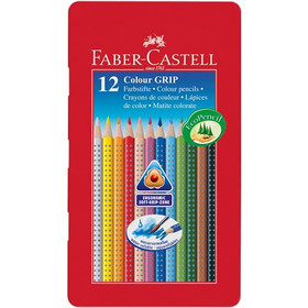 Színes ceruza 12db-os szett fém dobozban - Faber-Castell