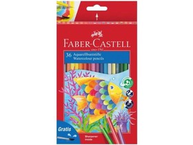 Faber-Castell: 36db-os Aquarell színes ceruza szett ecsettel