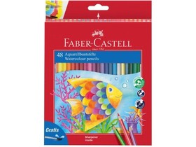 Faber-Castell: 48db-os Aquarell színes ceruza szett ecsettel