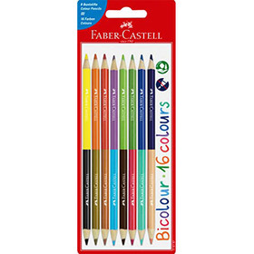 Faber-Castell: Bicolor színes ceruza szett 8db-os
