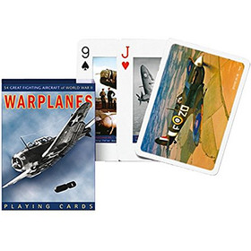 Exkluzív römi kártya - Harci repülők 1x55 lap - Piatnik