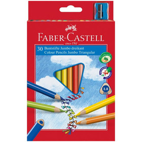 Faber-Castell: Junior színes ceruza 30db-os hegyezővel