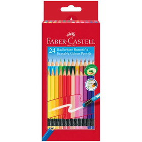 Faber-Castell: Radíros színes ceruza szett 24db-os készlet