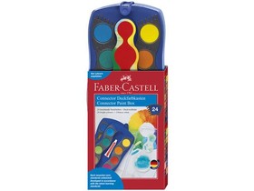 Faber-Castell: Vízfesték 24 színű kék szett