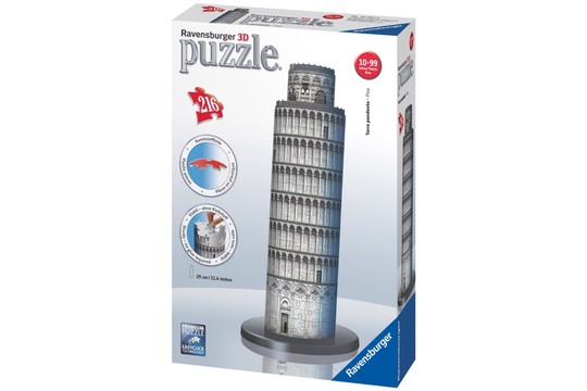 Pisai torony 216db-os 3D puzzle - Ravensburger