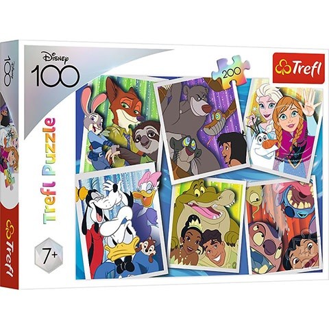 Disney Hősök 200db-os puzzle - Trefl