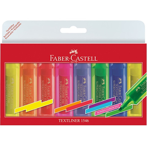Faber-Castell: Superfluorescent szövegkiemelő szett 8db-os