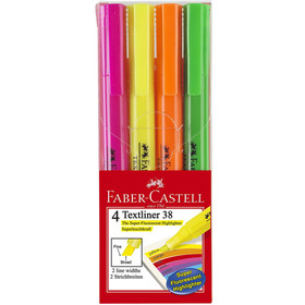 Faber-Castell: Textliner 38 szövegkiemelő készlet 4db-os
