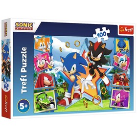 Találkozás Sonic-kal 100 db-os puzzle - Trefl