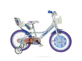 Jégvarázs 2 fehér-lila színű kerékpár 16-os méretben