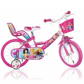 Princess rózsaszín gyerek bicikli 16-os méretben - Dino Bikes kerékpár
