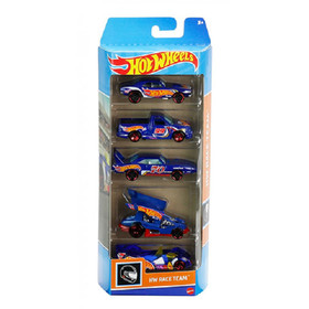 Hot Wheels Race Team 5db-os kisautó készlet - Mattel