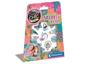 Crazy Chic: Sparkly csillogó tetoválás szett - Clementoni