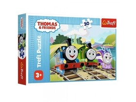 Thomas a gőzmozdony 30 db-os puzzle - Trefl