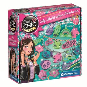 Crazy Chic: Élénk színű medáljaim kreatív szett - Clementoni
