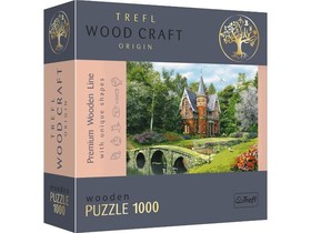 Wood Craft: Viktoriánus ház 1000db-os prémium fa puzzle - Trefl