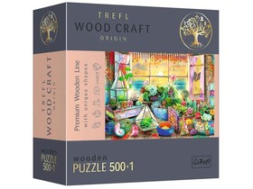 Wood Craft: Tengerparti nyaralóház fa puzzle 5001db-os - Trefl