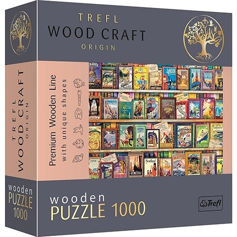 Wood Craft: Világutazási útmutatók 1000 db-os puzzle - Trefl