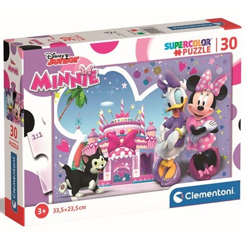 Disney Junior: Minnie egér Supercolor puzzle 30db-os - Clementoni