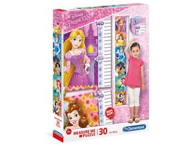 Disney hercegnők fali mérce 30 db-os puzzle - Clementoni