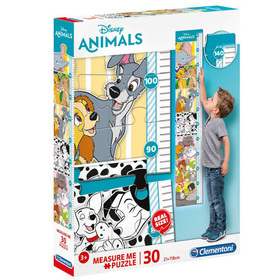 Disney állatkák fali mérce 30 db-os puzzle - Clementoni