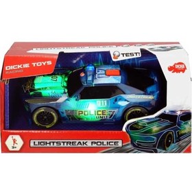 Lightstreak rendőrségi autó fénnyel és hanggal 20cm - Simba Toys