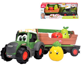ABC Freddy A gyümölcs szállító traktor utánfutóval, fénnyel és hanggal - Simba Toys