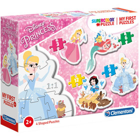 Disney Hercegnők 4 az 1-ben Supercolor formapuzzle - Clementoni