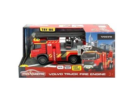 Majorette: Volvo tűzoltó autó fénnyel és hanggal 19cm- Simba Toys
