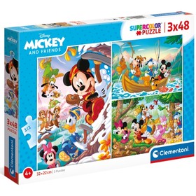 Mickey egĂ©r 3x48db-os puzzle - Clementoni