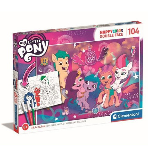 My Little Pony 104 db-os színezhető puzzle - Clementoni