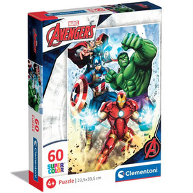 Marvel: Bosszúállók Supercolor puzzle 60db-os - Clementoni