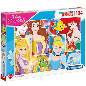 Disney Hercegnők Supercolor 104db-os puzzle - Clementoni