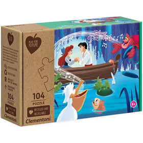 Disney hercegnők: Ariel, a kis hableány 104db-os puzzle - Clementoni