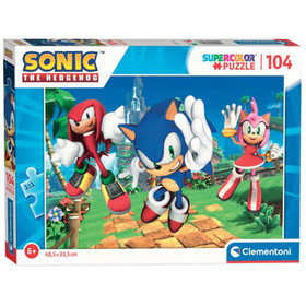 Sonic 104db-os Super Color Puzzle - Clementoni