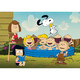 Snoopy és barátai 104 db-os Supercolor puzzle - Clementoni