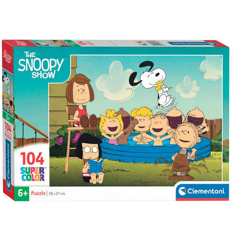 Snoopy és barátai 104 db-os Supercolor puzzle - Clementoni